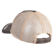 U.S. Army 45th Infantry Brigade Combat Team Embroidered Low Profile Special Cotton Mesh Cap - Brown-Khaki OSFM