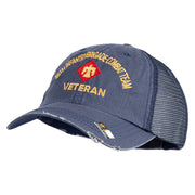 U.S. Army 45th Infantry Brigade Combat Team Embroidered Low Profile Special Cotton Mesh Cap - Navy OSFM
