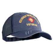 U.S. Army 45th Infantry Brigade Combat Team Embroidered Low Profile Special Cotton Mesh Cap - Navy OSFM