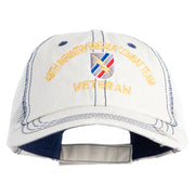 U.S. Army 48th Infantry Brigade Combat Team Embroidered Low Profile Special Cotton Mesh Cap - Putty OSFM