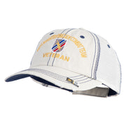 U.S. Army 48th Infantry Brigade Combat Team Embroidered Low Profile Special Cotton Mesh Cap - Putty OSFM