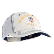 U.S. Army 48th Infantry Brigade Combat Team Embroidered Low Profile Special Cotton Mesh Cap - Putty OSFM