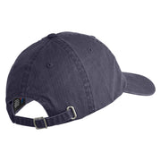 Classic 1930 Pluto Head Embroidered Pigment Dyed Cotton Cap - Navy OSFM