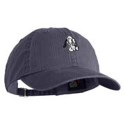 Classic 1930 Pluto Head Embroidered Pigment Dyed Cotton Cap - Navy OSFM