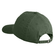 Classic 1930 Pluto Head Embroidered Pigment Dyed Cotton Cap - Olive OSFM