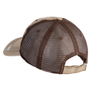 U.S. Army 48th Infantry Brigade Combat Team Embroidered Low Profile Special Cotton Mesh Cap - Khaki-Brown OSFM