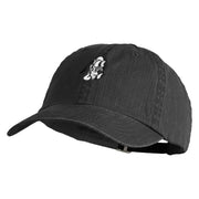 Classic 1930 Pluto Head Embroidered Pigment Dyed Cotton Cap - Black OSFM