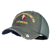 U.S. Army 50th Infantry Brigade Combat Team Embroidered Low Profile Special Cotton Mesh Cap - Green OSFM