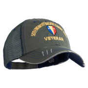 U.S. Army 50th Infantry Brigade Combat Team Embroidered Low Profile Special Cotton Mesh Cap - Green OSFM