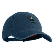 Classic 1927 Oswald Rabbit Embroidered Washed Pigment Dyed Cap - Navy OSFM