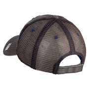 U.S. Army 50th Infantry Brigade Combat Team Embroidered Low Profile Special Cotton Mesh Cap - Brown OSFM