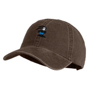 Classic 1927 Oswald Rabbit Embroidered Washed Pigment Dyed Cap - Brown OSFM