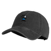 Classic 1927 Oswald Rabbit Embroidered Washed Pigment Dyed Cap - Black OSFM