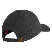 Classic 1927 Oswald Rabbit Embroidered Washed Pigment Dyed Cap - Black OSFM