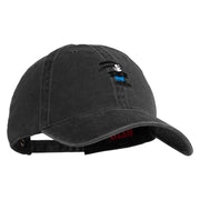 Classic 1927 Oswald Rabbit Embroidered Washed Pigment Dyed Cap - Black OSFM