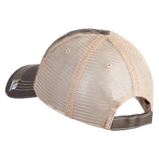 U.S. Army 53rd Infantry Brigade Embroidered Low Profile Special Cotton Mesh Cap - Brown-Khaki OSFM