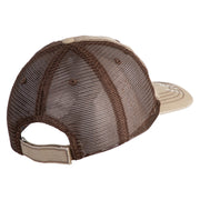 U.S. Army 53rd Infantry Brigade Embroidered Low Profile Special Cotton Mesh Cap - Brown OSFM