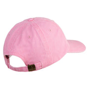 1930 Betty Cartoon Head Embroidered Pigment Dyed Wash Cap - Light Pink OSFM