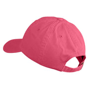 1930 Betty Cartoon Head Embroidered Pigment Dyed Wash Cap - Fuchsia OSFM
