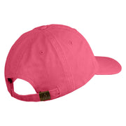 1930 Betty Cartoon Head Embroidered Pigment Dyed Wash Cap - Fuchsia OSFM