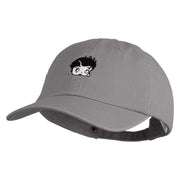 1930 Betty Cartoon Head Embroidered Pigment Dyed Wash Cap - Grey OSFM