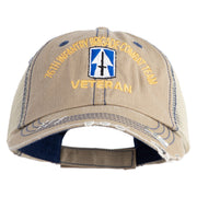 U.S. Army 76th Infantry Brigade Combat Team Embroidered Low Profile Special Cotton Mesh Cap - Khaki OSFM