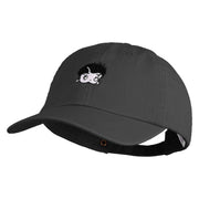 1930 Betty Cartoon Head Embroidered Pigment Dyed Wash Cap - Black OSFM