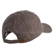 Classic 1928 Mickey Head Embroidered Pigment Dyed Cotton Cap - Brown OSFM