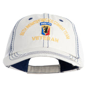 U.S. Army 86th Infantry Brigade Combat Team Embroidered Low Profile Special Cotton Mesh Cap - Putty OSFM