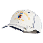 U.S. Army 86th Infantry Brigade Combat Team Embroidered Low Profile Special Cotton Mesh Cap - Putty OSFM