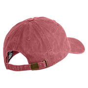 Classic 1928 Mickey Head Embroidered Pigment Dyed Cotton Cap - Wine OSFM