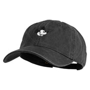 Classic 1928 Mickey Head Embroidered Pigment Dyed Cotton Cap - Black OSFM