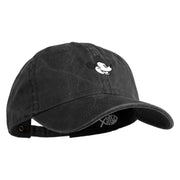 Classic 1928 Mickey Head Embroidered Pigment Dyed Cotton Cap - Black OSFM