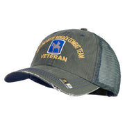 U.S. Army 116th Infantry Brigade Combat Team Embroidered Low Profile Special Cotton Mesh Cap - Green OSFM