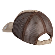 U.S. Army 170th Infantry Brigade Embroidered Low Profile Special Cotton Mesh Cap - Khaki-Brown OSFM