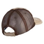 U.S. Army 170th Infantry Brigade Embroidered Low Profile Special Cotton Mesh Cap - Khaki-Brown OSFM
