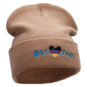 Oktoberfest Love Embroidered 12 inch Acrylic Cuffed Long Beanie