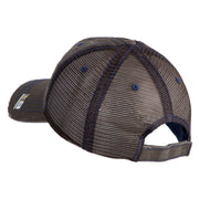 U.S. Army 196th Infantry Brigade Embroidered Low Profile Special Cotton Mesh Cap - Brown-Khaki OSFM