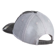 U.S. Army 196th Infantry Brigade Embroidered Low Profile Special Cotton Mesh Cap - Black OSFM