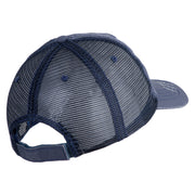 U.S. Army 196th Infantry Brigade Embroidered Low Profile Special Cotton Mesh Cap - Navy OSFM