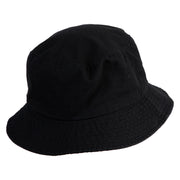 Bigfoot Carrying Fish Design Embroidered Unisex Multipurpose Crushable Cotton Twill Bucket Hat - Black M
