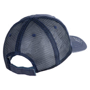 U.S. Army 198th Infantry Brigade Embroidered Low Profile Special Cotton Mesh Cap - Navy OSFM