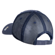 U.S. Army 199th Infantry Brigade Embroidered Low Profile Special Cotton Mesh Cap - Navy OSFM