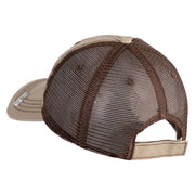 U.S. Army 199th Infantry Brigade Embroidered Low Profile Special Cotton Mesh Cap - Khaki-Brown OSFM