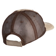 U.S. Army 199th Infantry Brigade Embroidered Low Profile Special Cotton Mesh Cap - Khaki-Brown OSFM