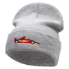 Grand Prix Racer Embroidered 12 Inch Long Knitted Beanie