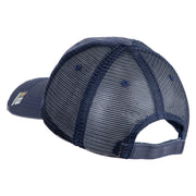 U.S. Army 256th Infantry Brigade Combat Team Embroidered Low Profile Special Cotton Mesh Cap - Navy OSFM