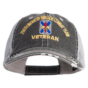 U.S. Army 256th Infantry Brigade Combat Team Embroidered Low Profile Special Cotton Mesh Cap - Black OSFM
