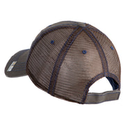 U.S. Army 442nd Infantry Regiment Embroidered Low Profile Special Cotton Mesh Cap - Brown OSFM
