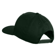 Sasquatch Sign Embroidered Solid Cotton Twill Pro Style Cap - Dark Green OSFM